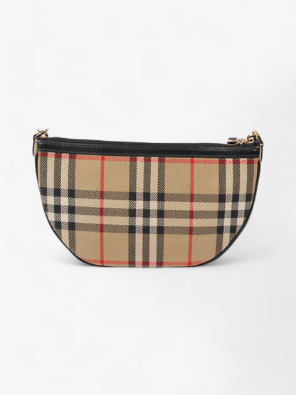 Burberry Check Shoulder Bag Vintage Check / Black Cotton