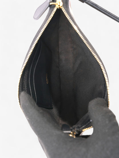 Burberry Check Shoulder Bag Vintage Check / Black Cotton