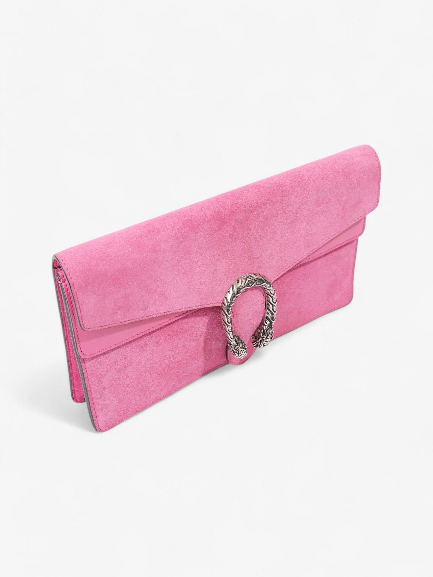 Gucci Dionysus Clutch Pink Suede