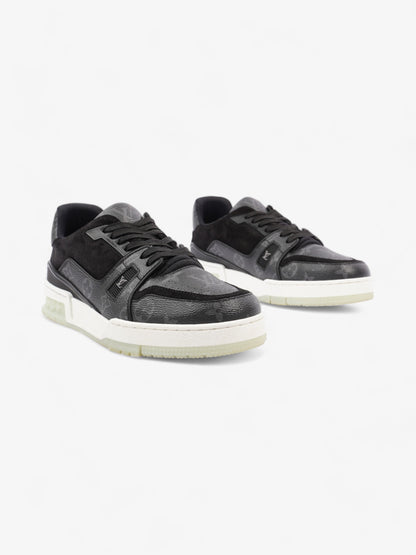 Louis Vuitton LV Trainers Black Coated Canvas EU 41.5 UK 7.5