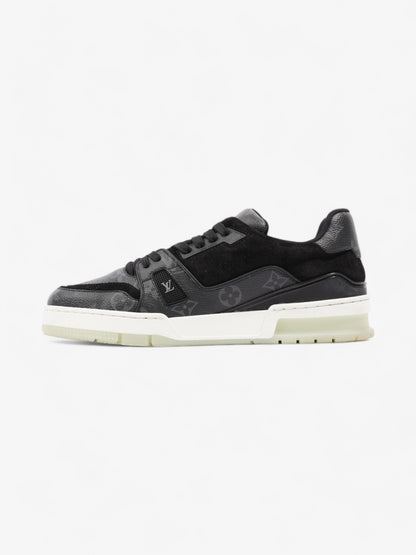 Louis Vuitton LV Trainers Black Coated Canvas EU 41.5 UK 7.5