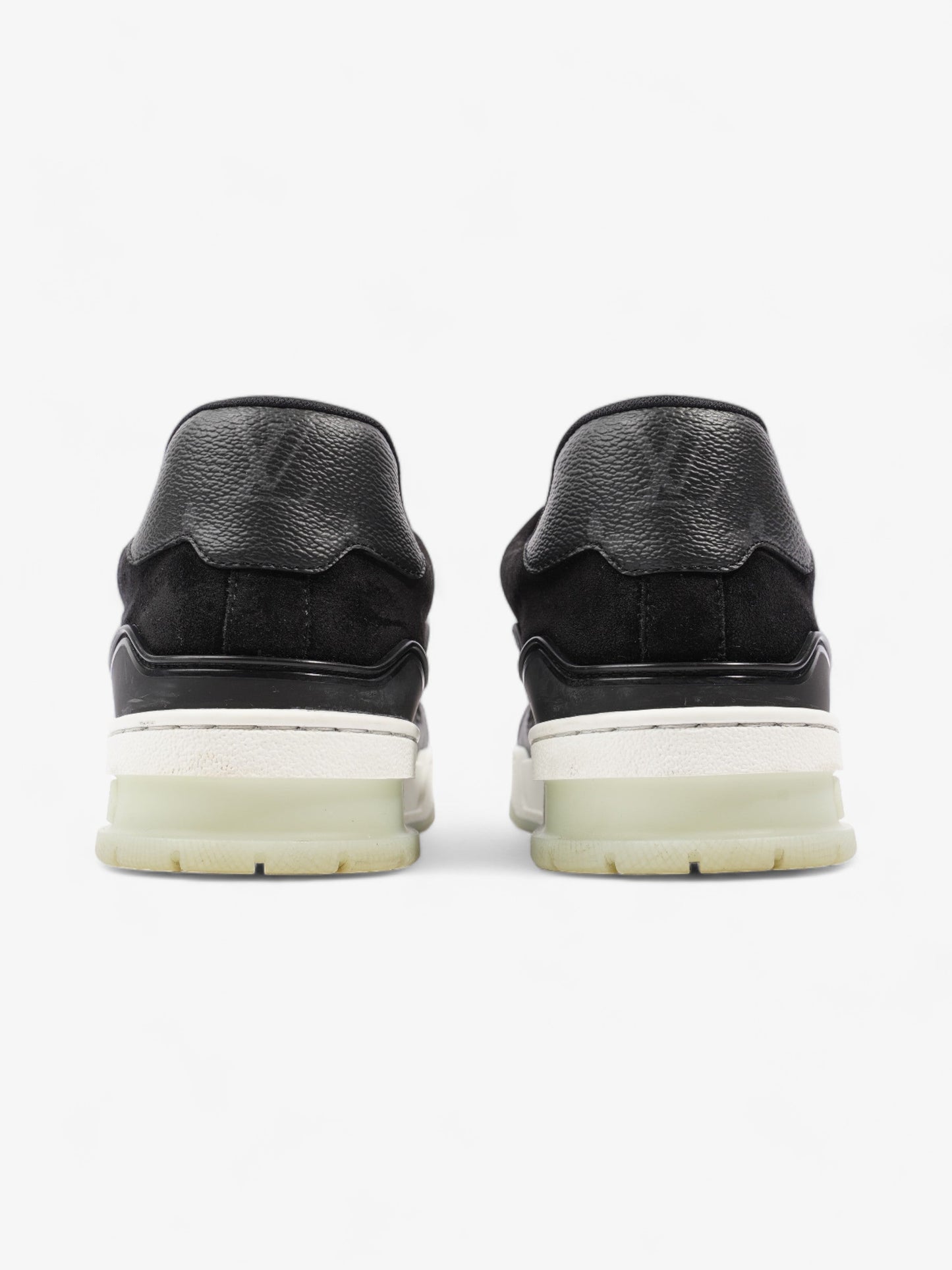 Louis Vuitton LV Trainers Black Coated Canvas EU 41.5 UK 7.5
