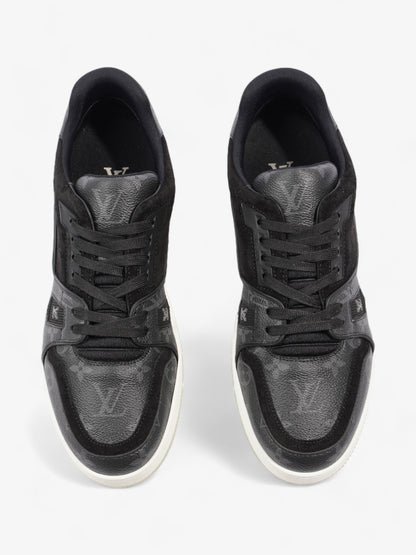Louis Vuitton LV Trainers Black Coated Canvas EU 41.5 UK 7.5