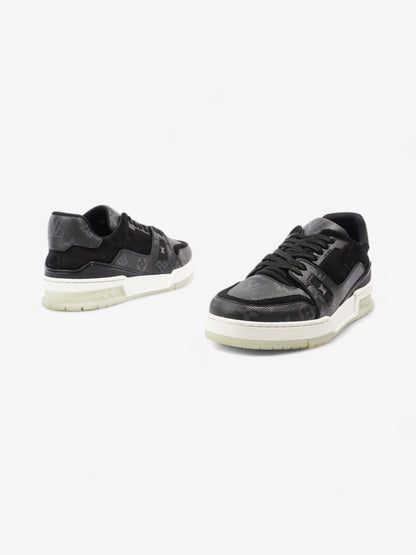 Louis Vuitton LV Trainers Black Coated Canvas EU 41.5 UK 7.5