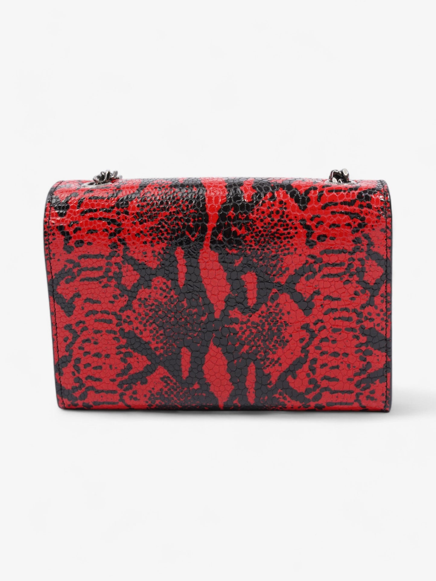 Saint Laurent Kate Tassel Red / Black Calfskin Leather Small