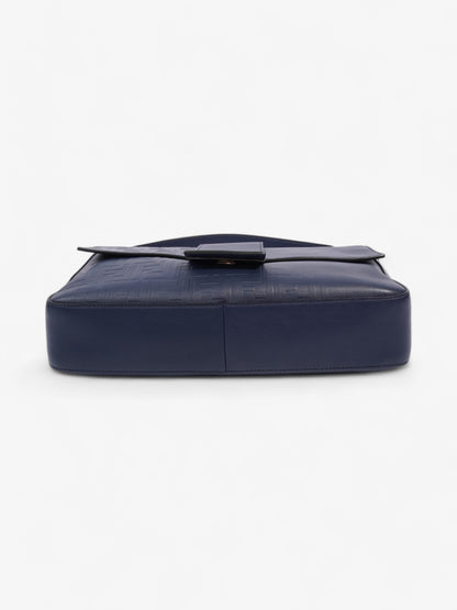 Fendi Baguette Navy Leather