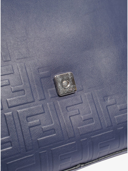 Fendi Baguette Navy Leather