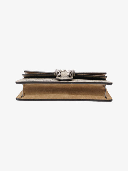 Gucci Dionysus GG Supreme / Beige Coated Canvas Super Mini