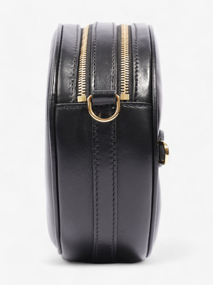 Burberry Louise Round Black Leather
