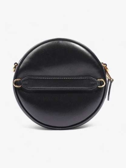 Burberry Louise Round Black Leather