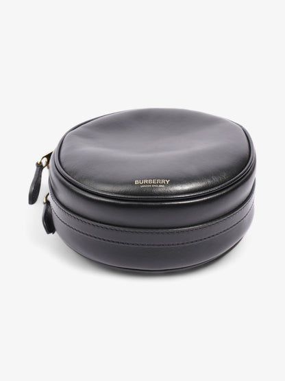 Burberry Louise Round Black Leather