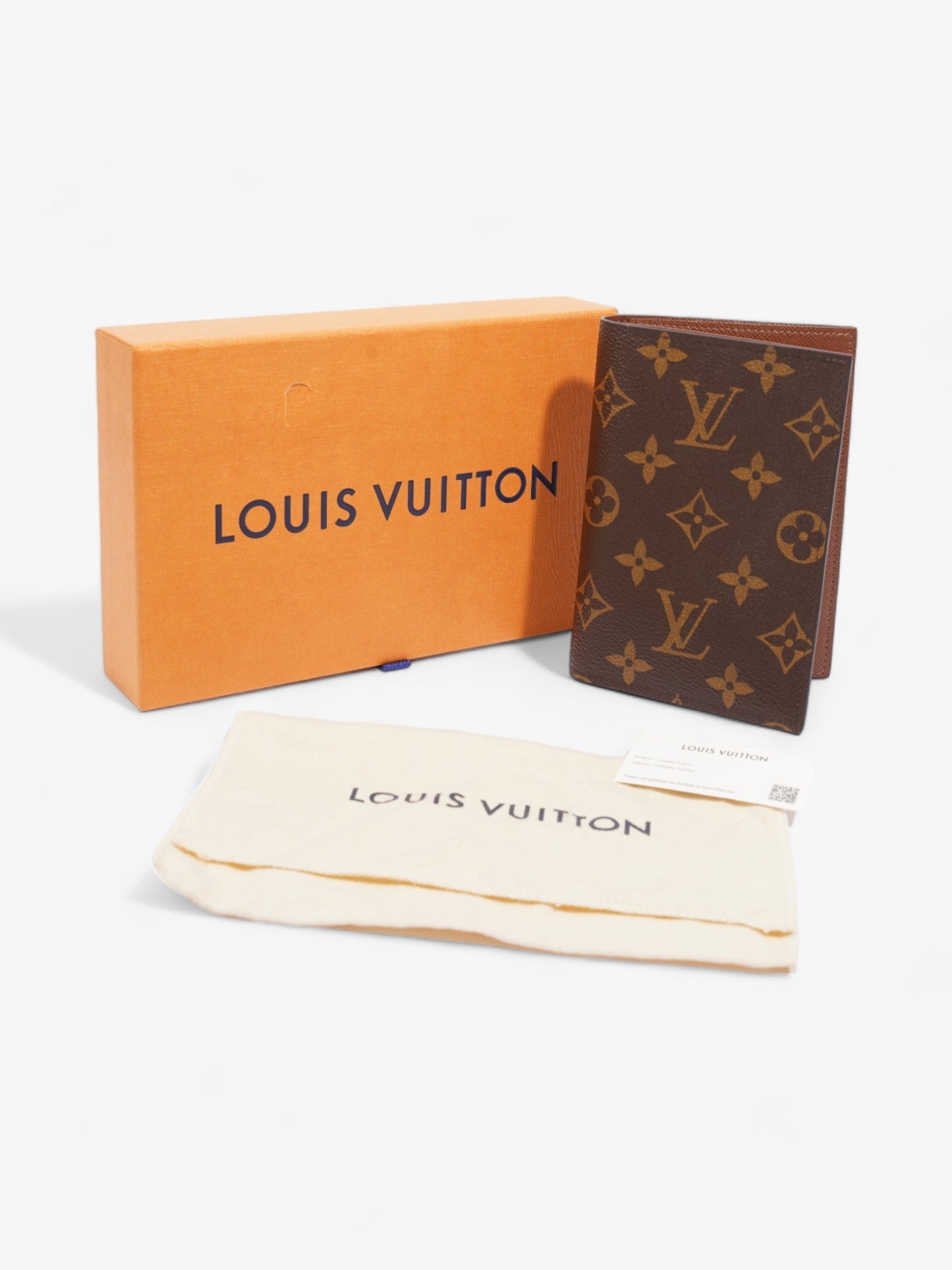 Louis Vuitton Passport Cover Monogram Coated Canvas