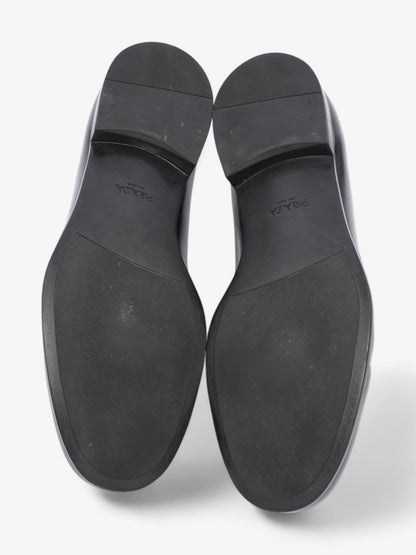Prada Loafers Black / Silver Leather EU 40.5 UK 6.5