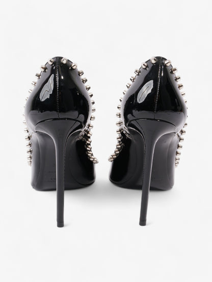 Saint Laurent Saint Zoe Heels 105 Black Patent Leather EU 39 UK 6