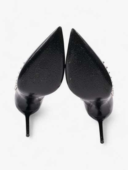 Saint Laurent Saint Zoe Heels 105 Black Patent Leather EU 39 UK 6