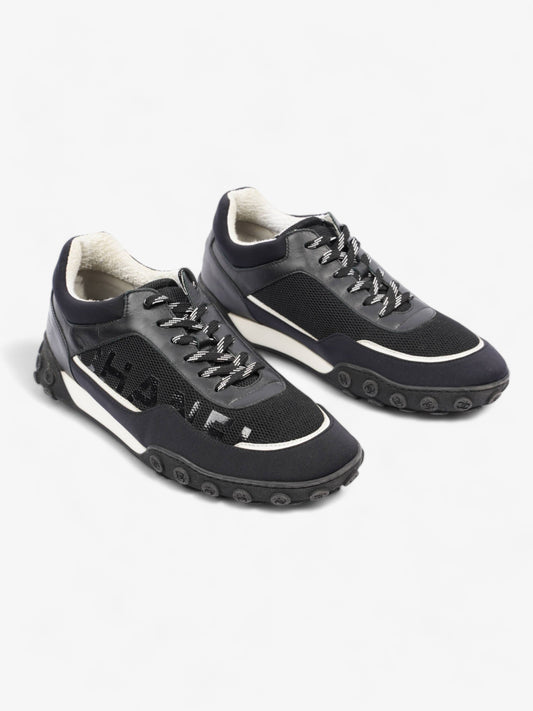 Chanel Low Top Sneaker Black / Navy Mesh EU 43 UK 9