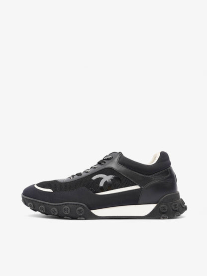 Chanel Low Top Sneaker Black / Navy Mesh EU 43 UK 9