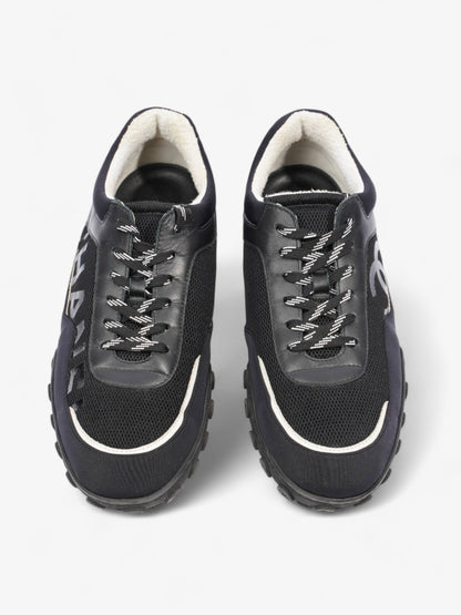Chanel Low Top Sneaker Black / Navy Mesh EU 43 UK 9