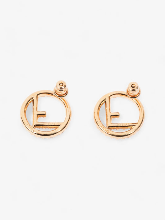 Fendi F is Fendi Earrings Gold Base Metal