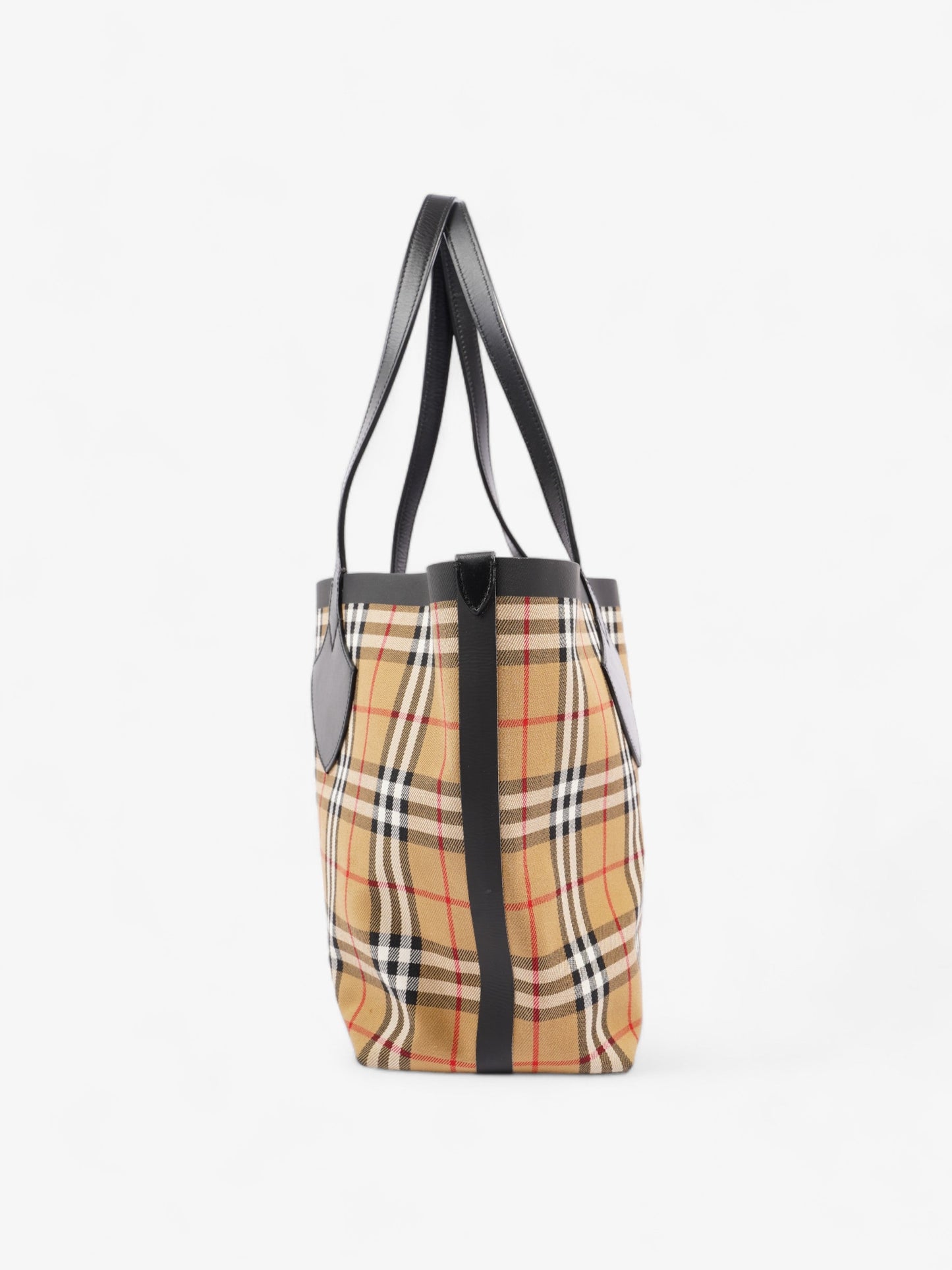 Burberry Reversible Giant Tote Vintage Check Canvas