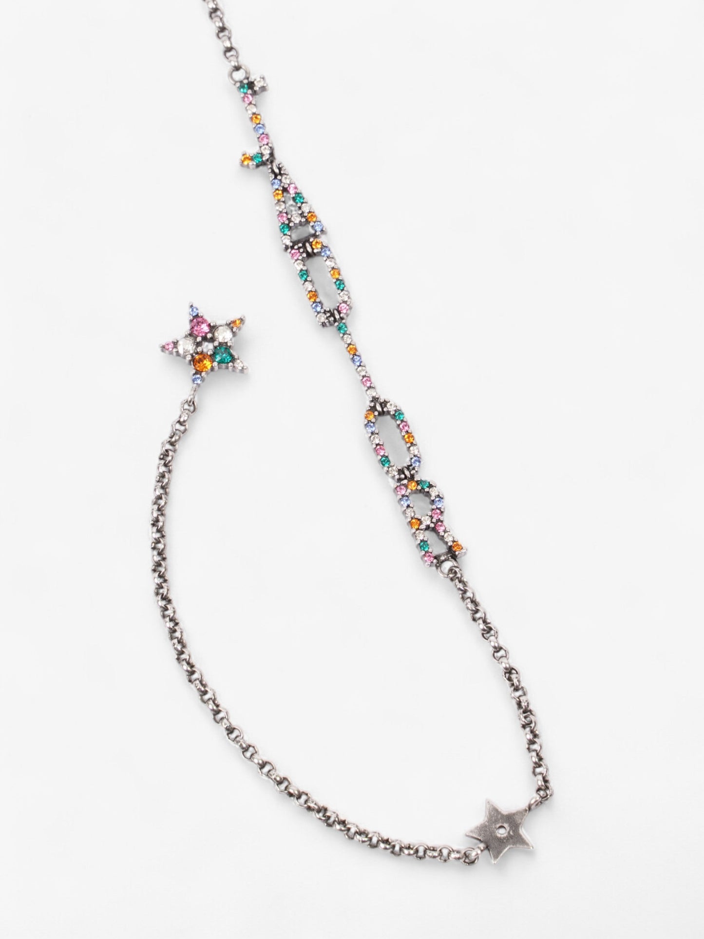 Christian Dior Jadior necklace Gunmetal Base Metal