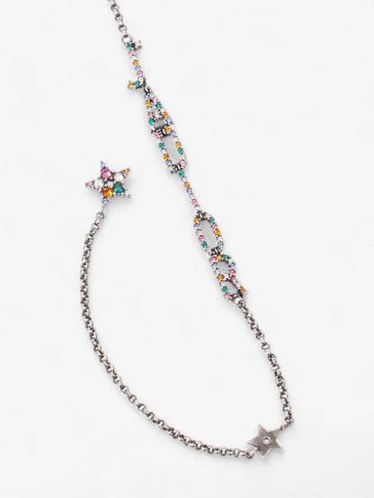 Christian Dior Jadior necklace Gunmetal Base Metal