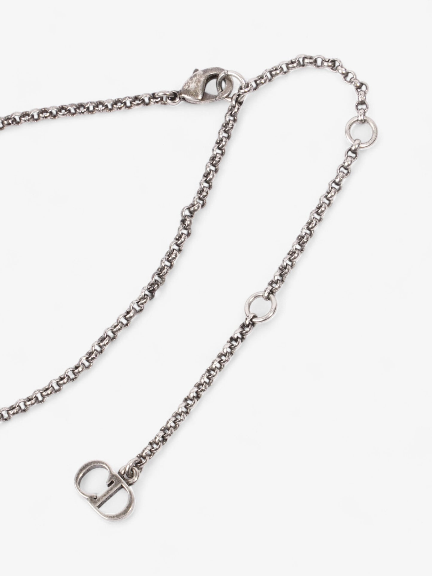 Christian Dior Jadior necklace Gunmetal Base Metal