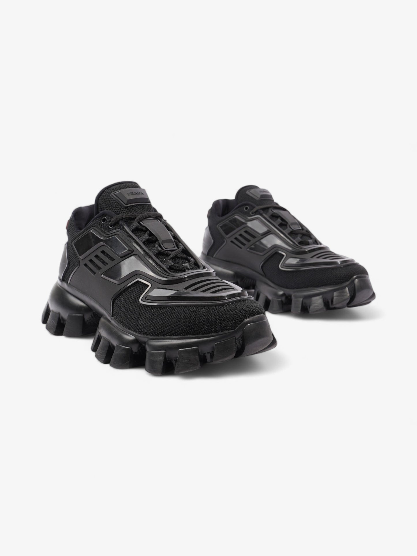 Prada Cloudbust Thunder Sneakers Black / Red Mesh EU 38.5 UK 5.5