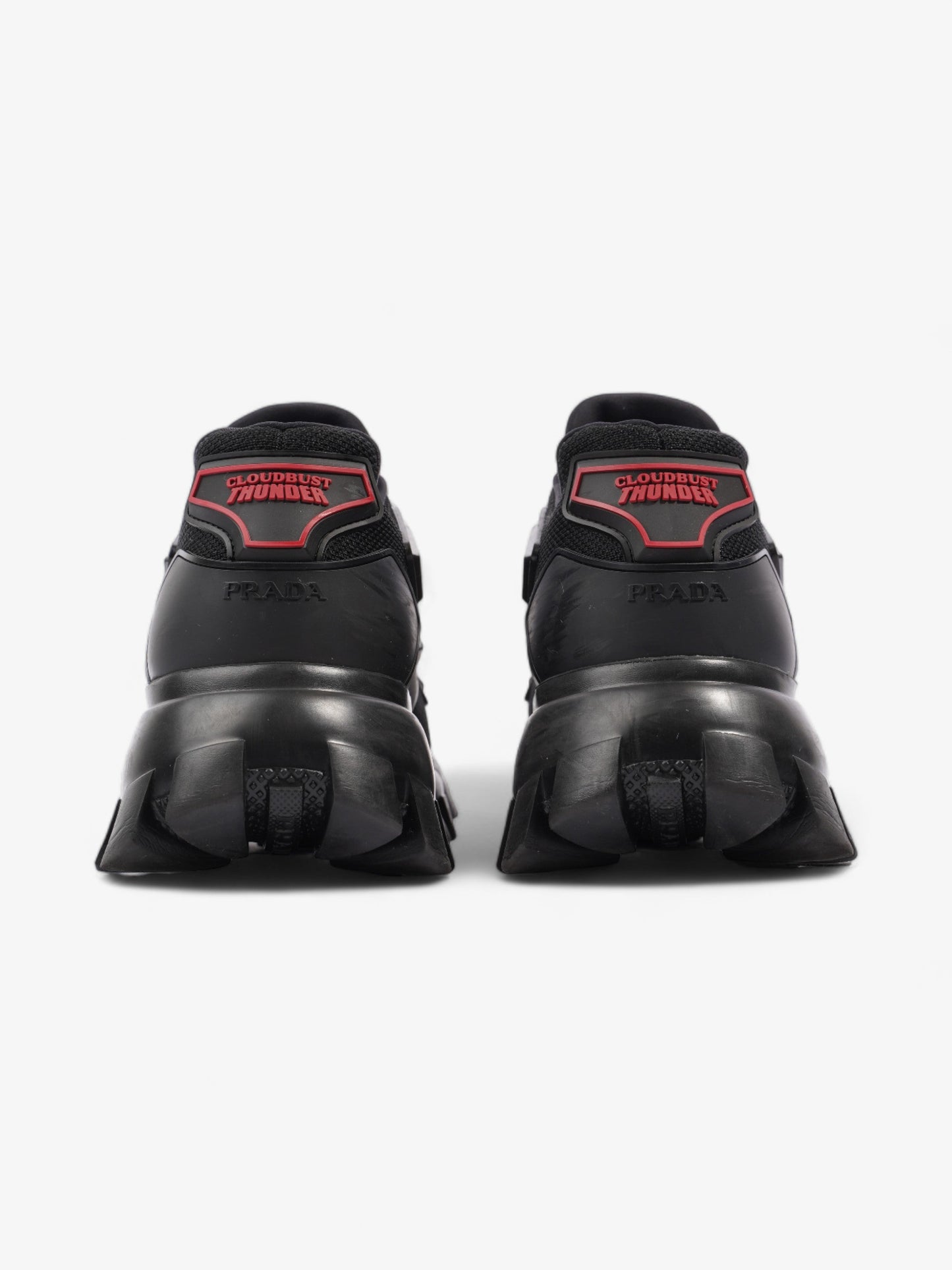 Prada Cloudbust Thunder Sneakers Black / Red Mesh EU 38.5 UK 5.5