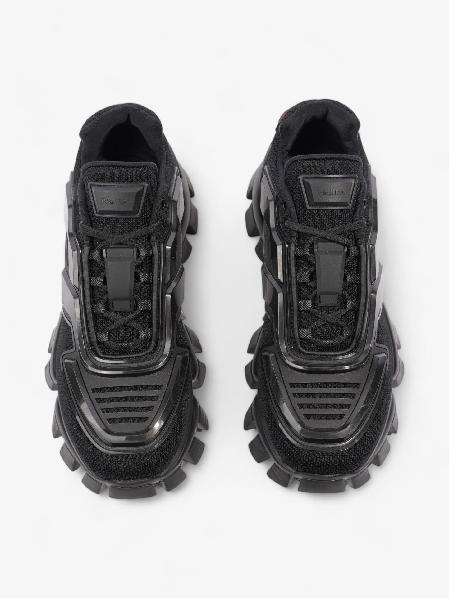 Prada Cloudbust Thunder Sneakers Black / Red Mesh EU 38.5 UK 5.5