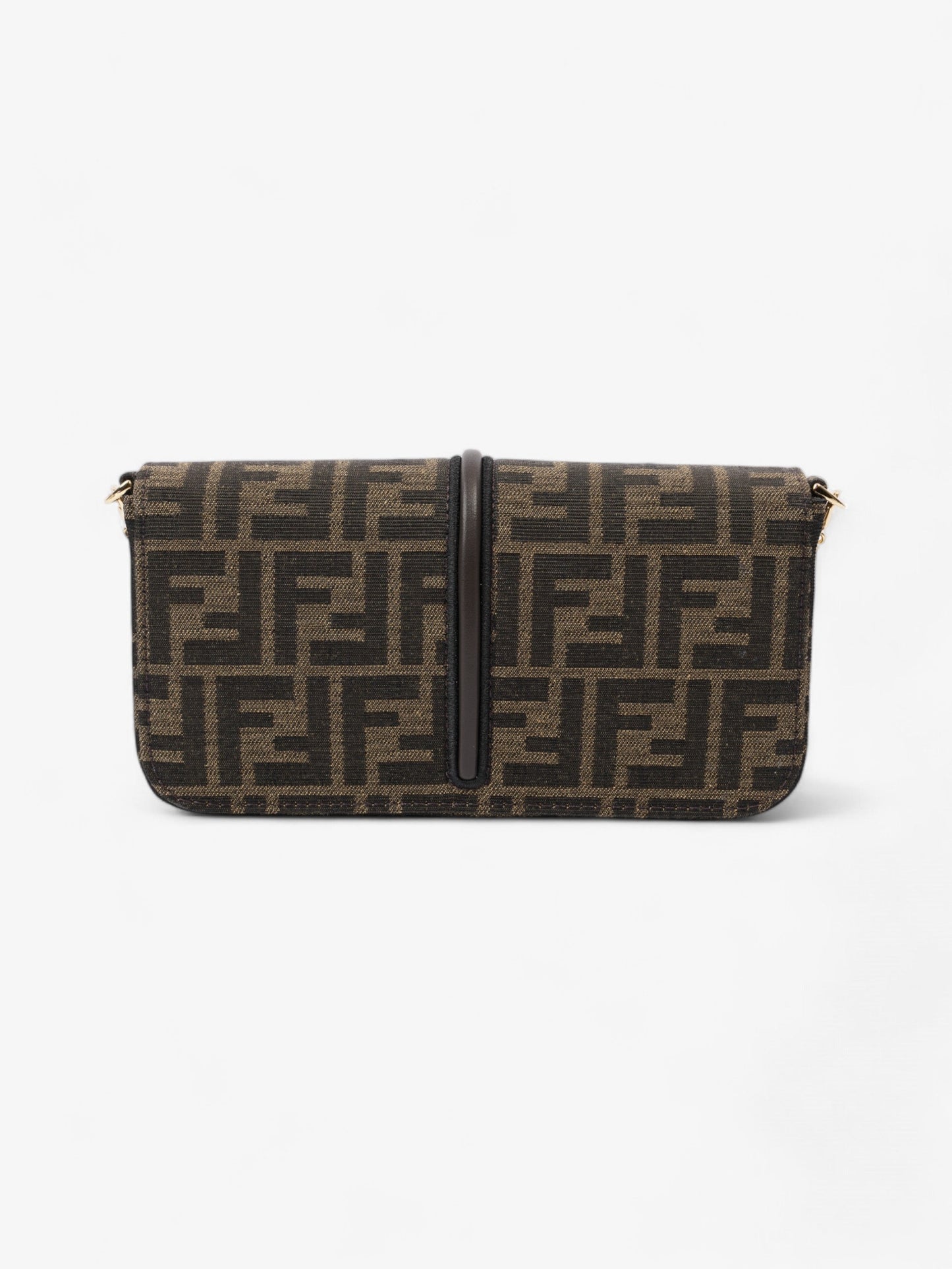 Fendi Fendigraphy Wallet on Chain Tobacco / Brown Fabric