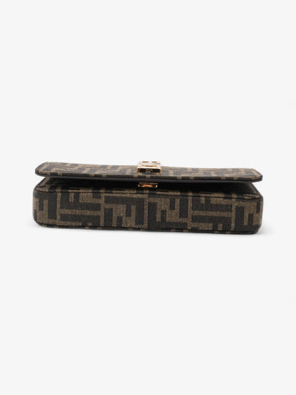 Fendi Fendigraphy Wallet on Chain Tobacco / Brown Fabric
