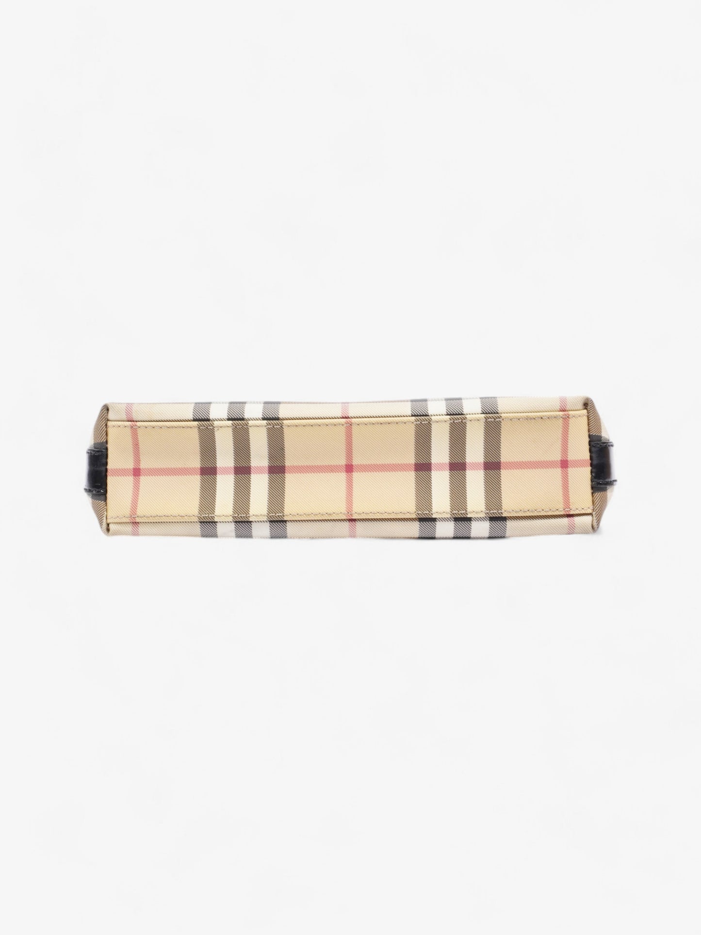 Burberry Check Shoulder Bag Nova Check / Black Coated Canvas