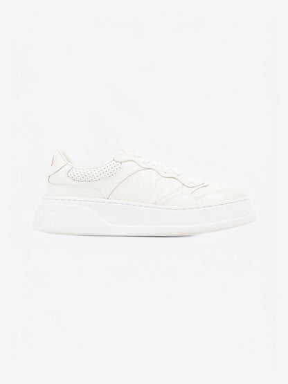Gucci GG Embossed Chunky Sneakers White  Leather EU 41 UK 7