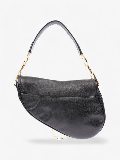 Christian Dior Saddle Bag Black Calfskin Leather