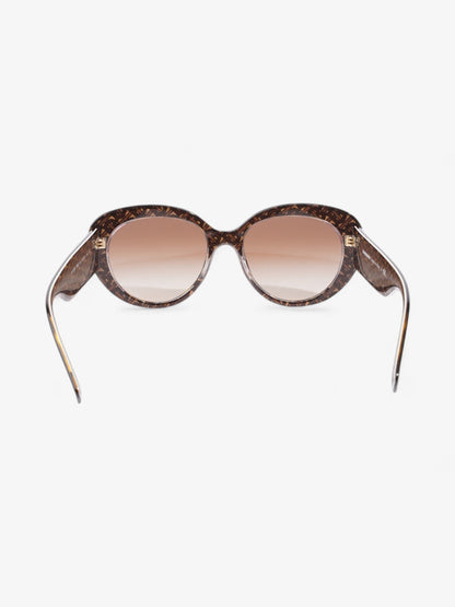 Burberry Tortoise Shell Sunglasses Dark Havana / Brown Acetate 140mm
