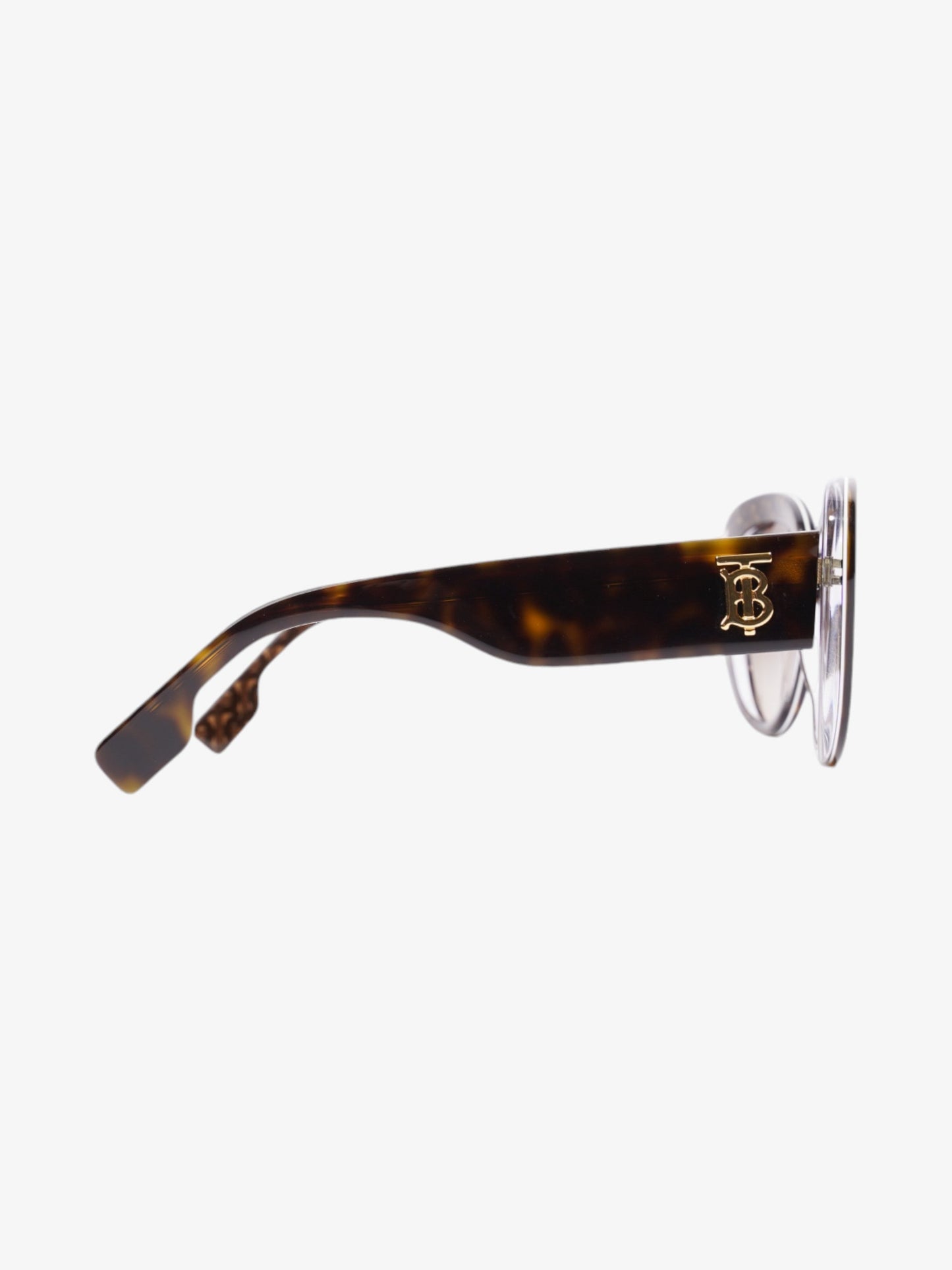 Burberry Tortoise Shell Sunglasses Dark Havana / Brown Acetate 140mm