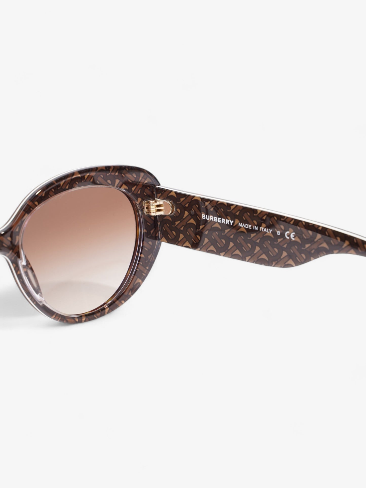 Burberry Tortoise Shell Sunglasses Dark Havana / Brown Acetate 140mm
