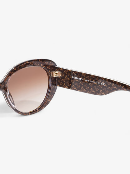Burberry Tortoise Shell Sunglasses Dark Havana / Brown Acetate 140mm