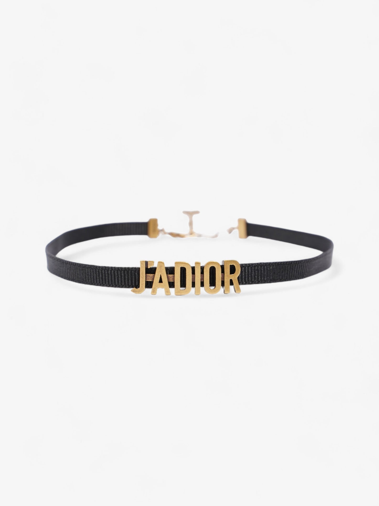 Christian Dior J'Adior Choker Black / Gold Cotton