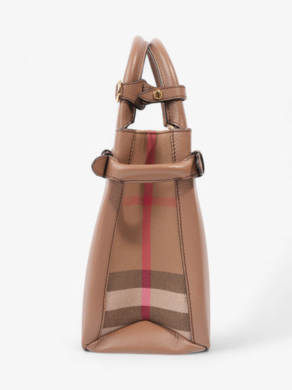 Burberry Banner Bag Brown / Nova Check Leather