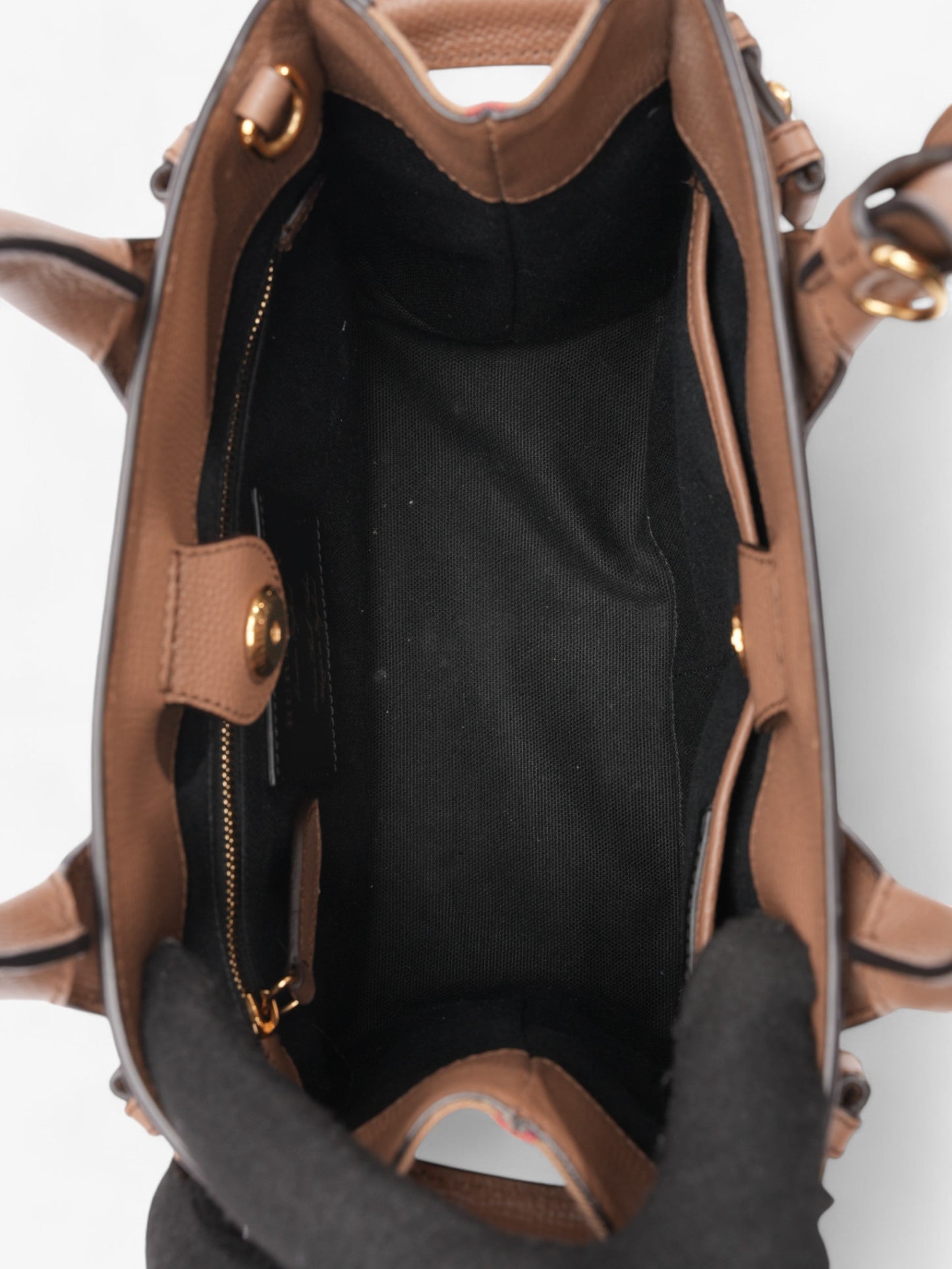 Burberry Banner Bag Brown / Nova Check Leather
