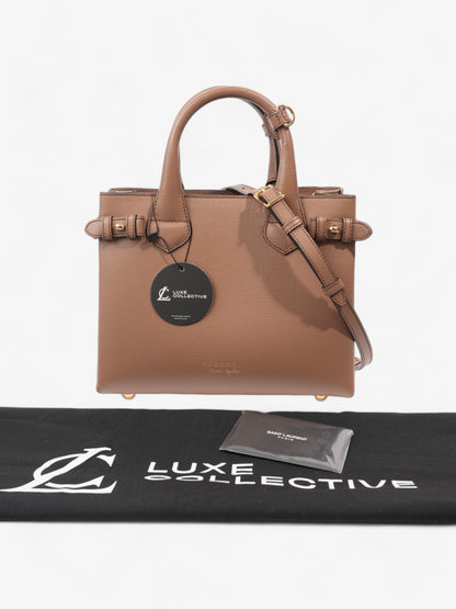 Burberry Banner Bag Brown / Nova Check Leather