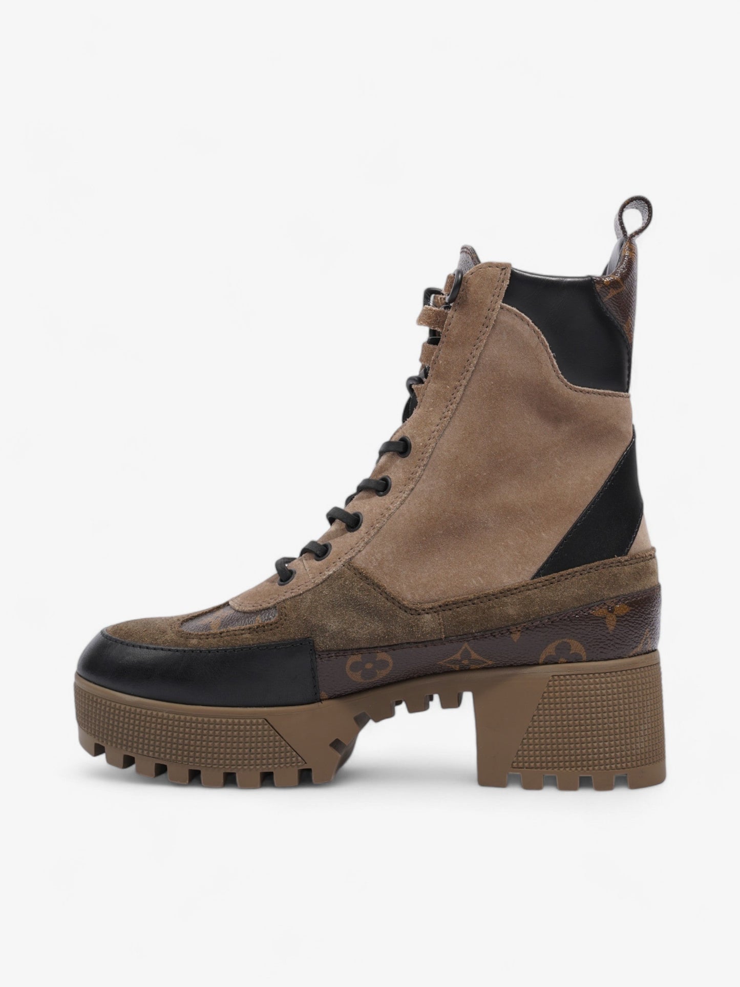 Louis Vuitton Laureate Desert Boot Beige / Monogram Suede EU 38 UK 5