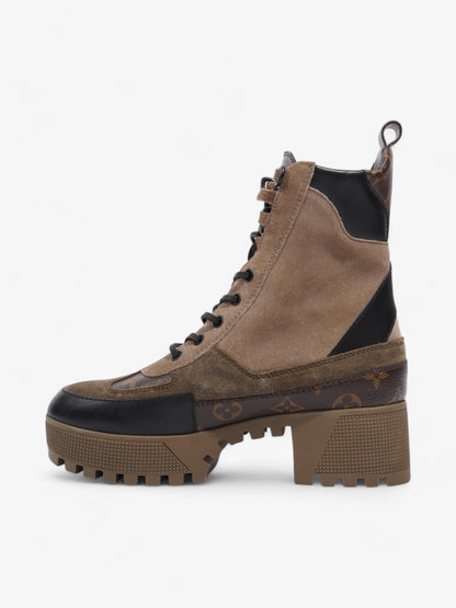 Louis Vuitton Laureate Desert Boot Beige / Monogram Suede EU 38 UK 5