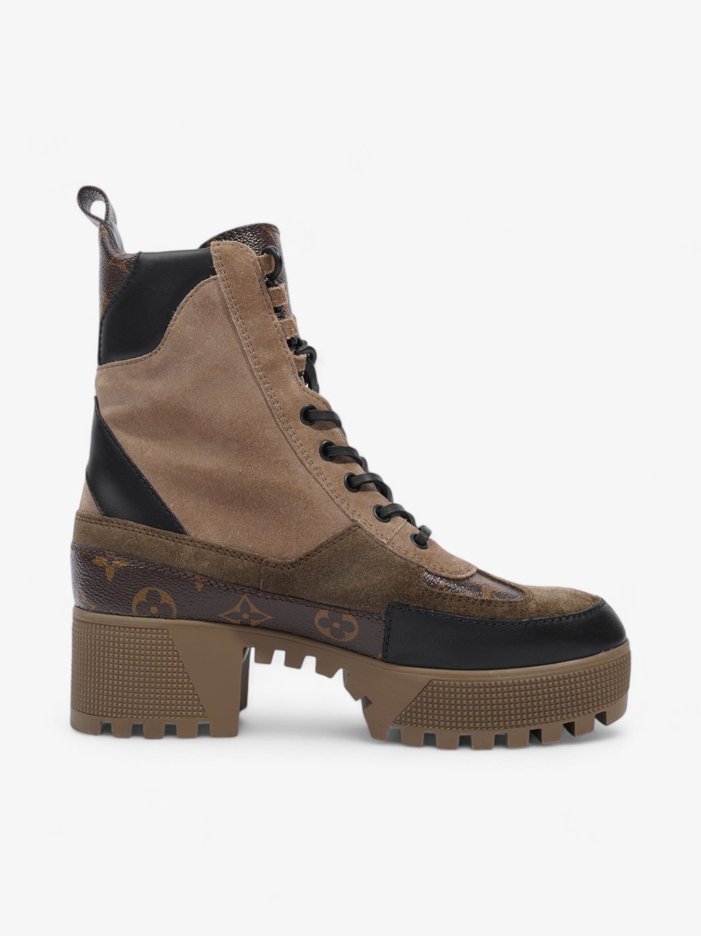 Louis Vuitton Laureate Desert Boot Beige / Monogram Suede EU 38 UK 5