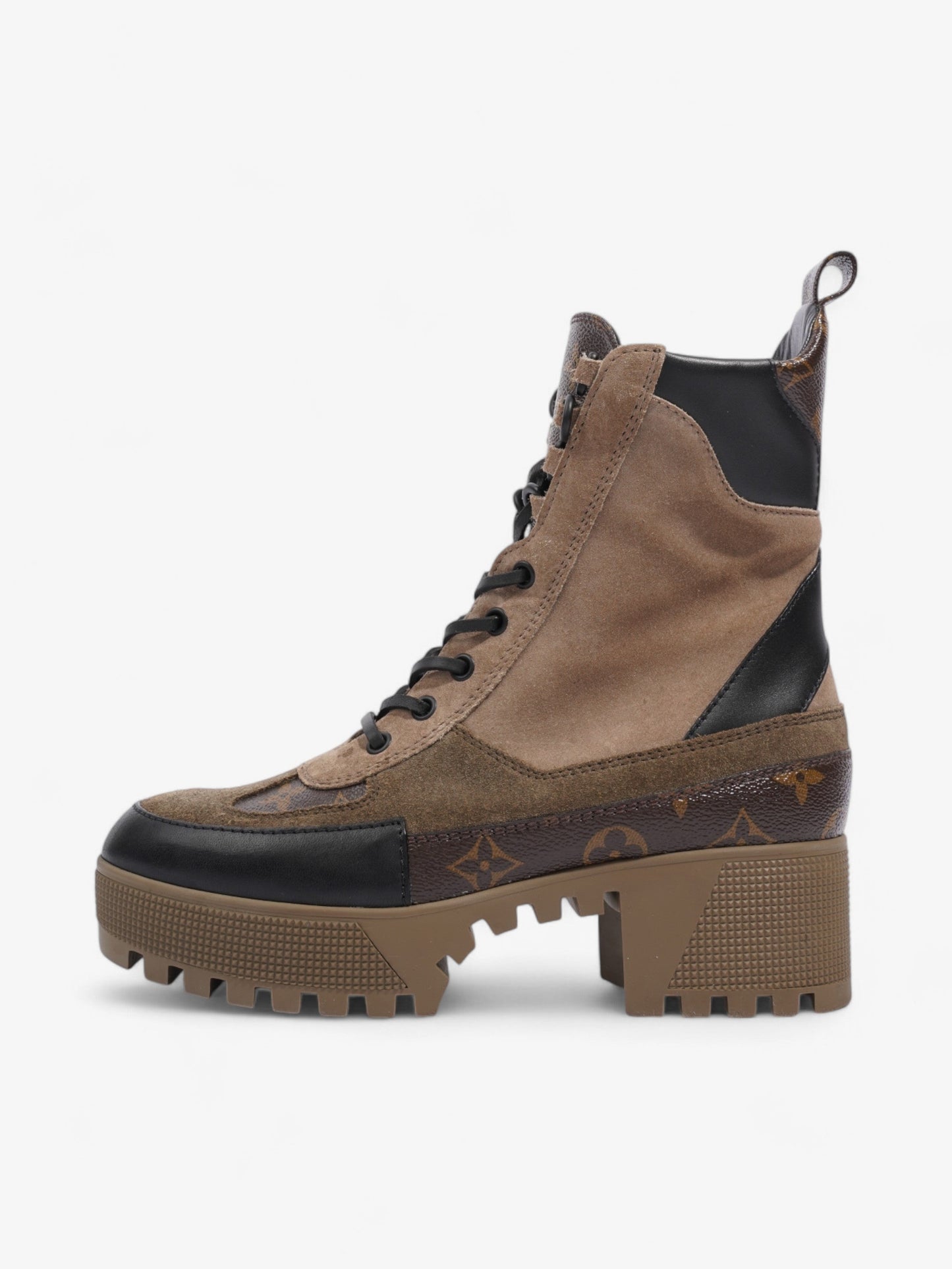 Louis Vuitton Laureate Desert Boot Beige / Monogram Suede EU 38 UK 5