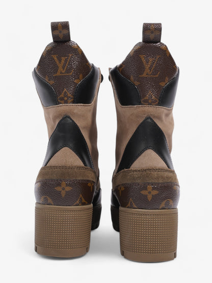 Louis Vuitton Laureate Desert Boot Beige / Monogram Suede EU 38 UK 5