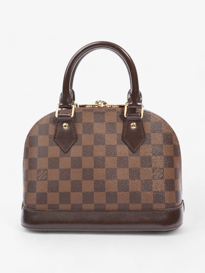Louis Vuitton Alma BB Damier Ebene Coated Canvas