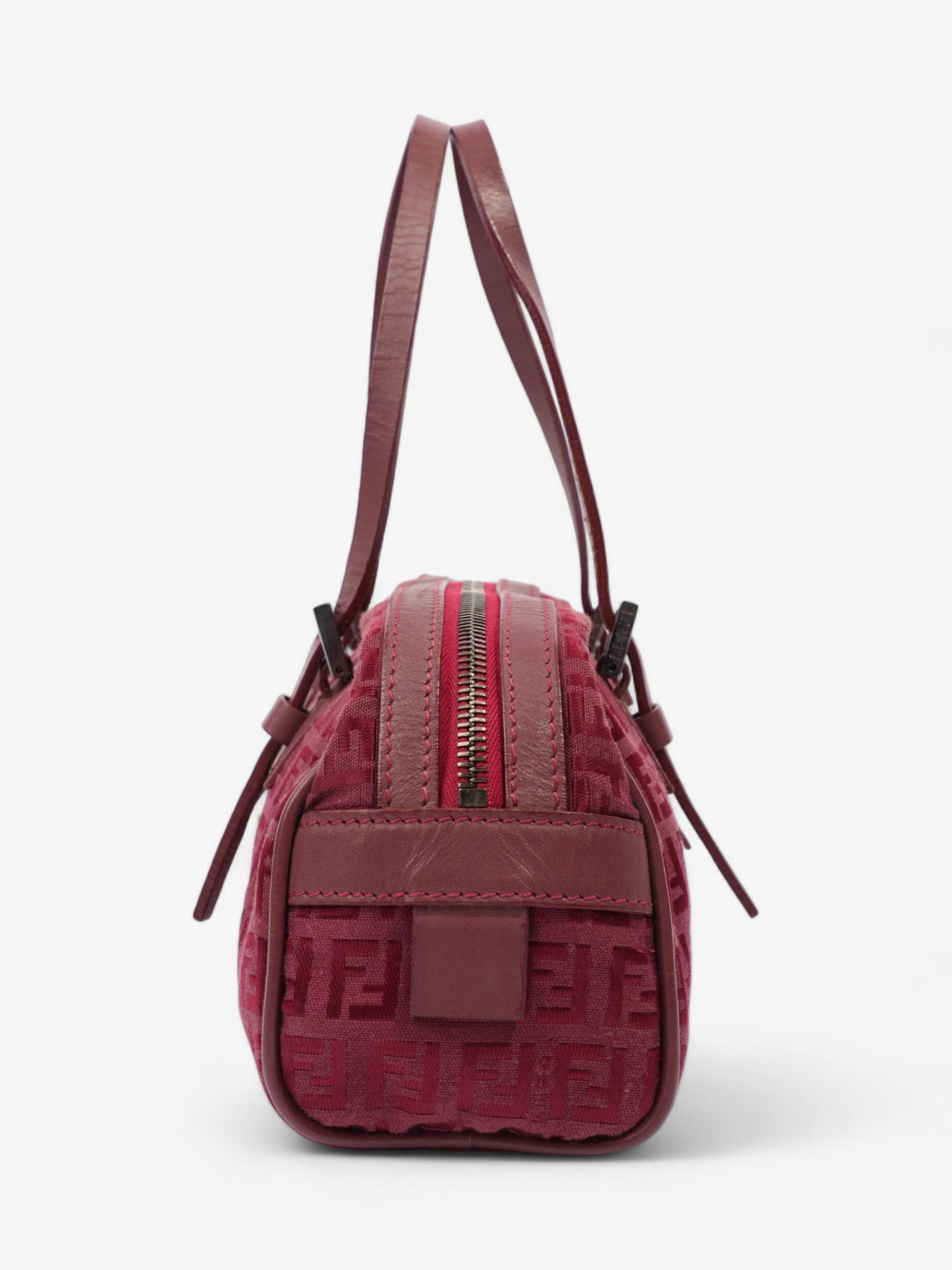 Fendi Vintage Zucchino Red Canvas